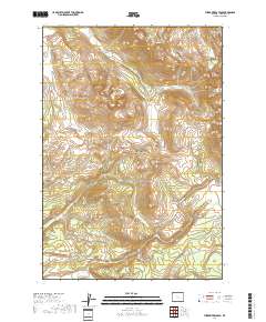 Three Rivers Peak 2017 topographic map thumbnail