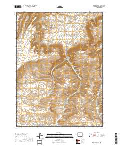 Titsworth Gap 2017 topographic map thumbnail