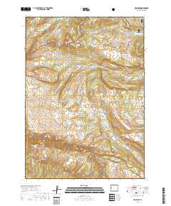 Tosi Peak 2018 topographic map thumbnail