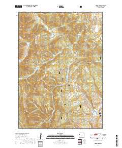 Tripod Peak 2017 topographic map thumbnail