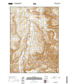 Twin Buttes 2017 topographic map thumbnail