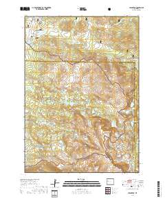 Union Peak 2017 topographic map thumbnail