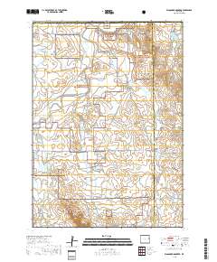 Wagonhound Creek 2018 topographic map thumbnail