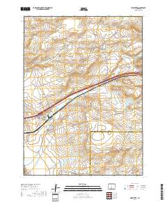 Wamsutter 2017 topographic map thumbnail
