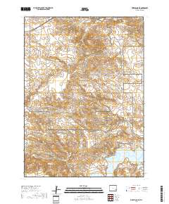 Wheatland NE 2018 topographic map thumbnail