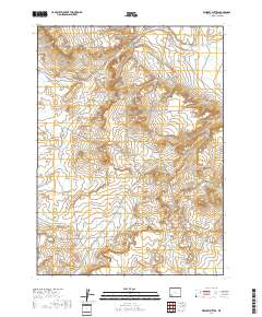 Whiskey Buttes 2017 topographic map thumbnail