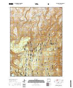 White Rock Canyon 2017 topographic map thumbnail