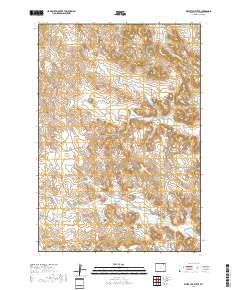 White Tail Butte 2017 topographic map thumbnail