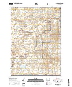 Betty Reservoir 2018 topographic map thumbnail