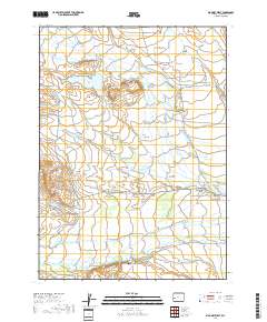 Big Piney West 2017 topographic map thumbnail