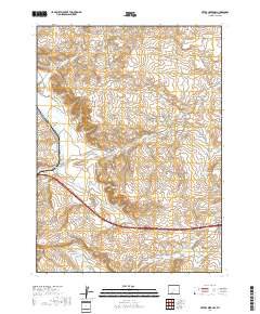 Bitter Creek NW 2017 topographic map thumbnail
