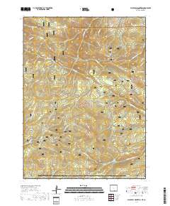 Blackhall Mountain 2017 topographic map thumbnail