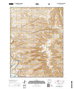 Blacks Fork Bridge 2017 topographic map thumbnail