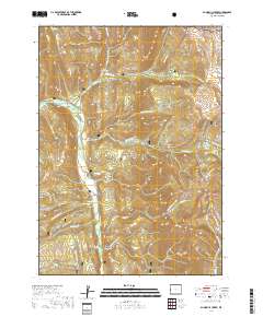 Blind Bull Creek 2017 topographic map thumbnail