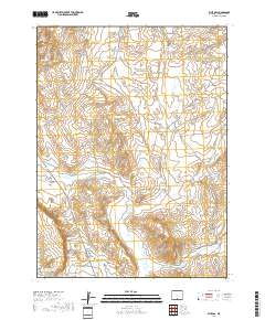 Blue Gap 2017 topographic map thumbnail