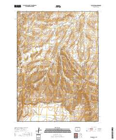 Blue Gulch 2017 topographic map thumbnail