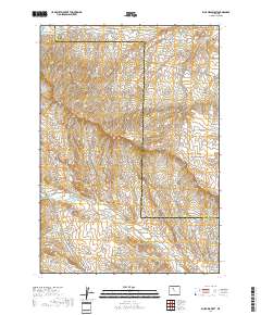 Blue Mesa West 2017 topographic map thumbnail