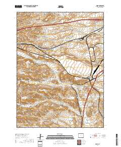 Borie 2017 topographic map thumbnail