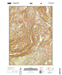 Bridger Lakes 2017 topographic map thumbnail