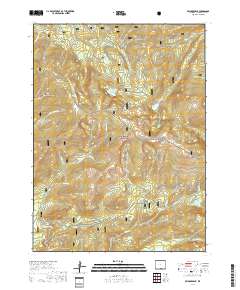 Bridger Peak 2017 topographic map thumbnail