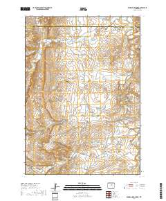 Broken Horn Creek 2017 topographic map thumbnail