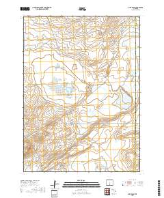 Buck Draw 2018 topographic map thumbnail
