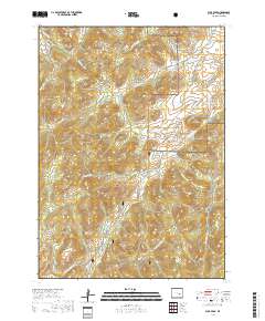 Buck Peak 2017 topographic map thumbnail