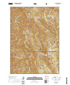 Bull Creek 2018 topographic map thumbnail