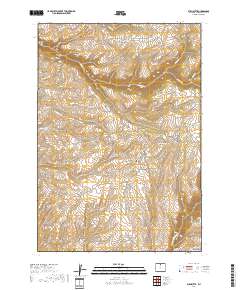 Bush Butte 2017 topographic map thumbnail