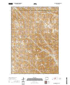 Cabin Creek NW 2017 topographic map thumbnail