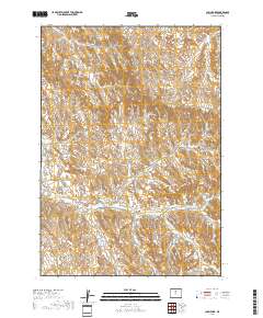 Cabin Fork 2017 topographic map thumbnail