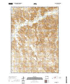 Calf Creek 2017 topographic map thumbnail