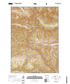 Canoe Lake 2017 topographic map thumbnail