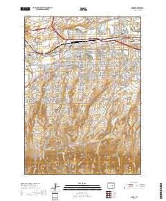 Casper 2017 topographic map thumbnail