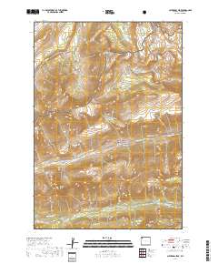 Cathedral Peak 2017 topographic map thumbnail