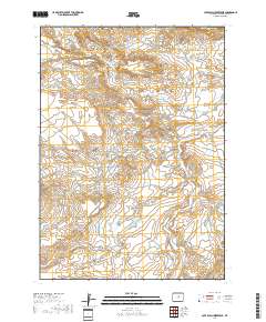 Cave Gulch Reservoir 2017 topographic map thumbnail