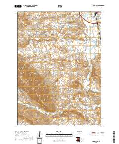 Chalk Buttes 2018 topographic map thumbnail