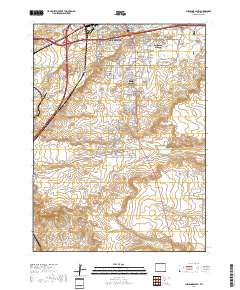 Cheyenne South 2017 topographic map thumbnail