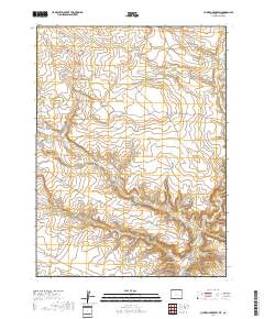 Chicken Creek SW 2017 topographic map thumbnail
