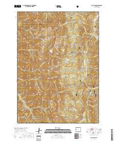 Clause Peak 2017 topographic map thumbnail