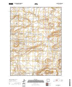 Clay Buttes 2017 topographic map thumbnail