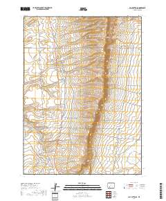 Clay Buttes SE 2017 topographic map thumbnail