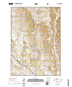 Clay Spur 2017 topographic map thumbnail