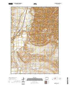 Corbett Dam 2017 topographic map thumbnail