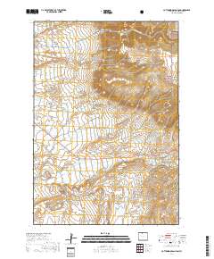 Cottonwood Canyon 2017 topographic map thumbnail