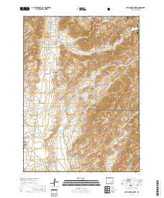 Cottonwood Creek 2017 topographic map thumbnail