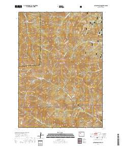 Cottonwood Peak 2017 topographic map thumbnail