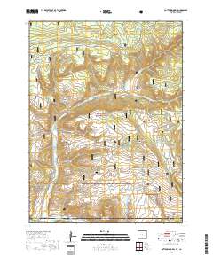 Cottonwood Rim 2017 topographic map thumbnail