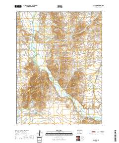 Cow Creek 2017 topographic map thumbnail