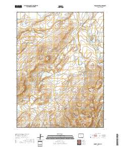 Downey Lakes 2017 topographic map thumbnail